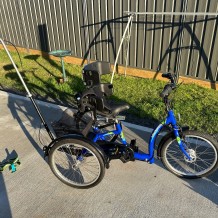 20' Therapy Tricycle - Marine Blue